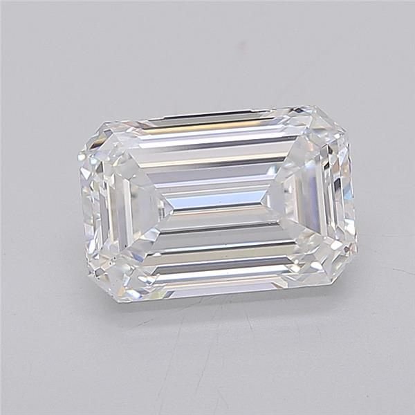 2.05ct E VS2 Rare Carat Ideal Cut Emerald Lab Grown Diamond