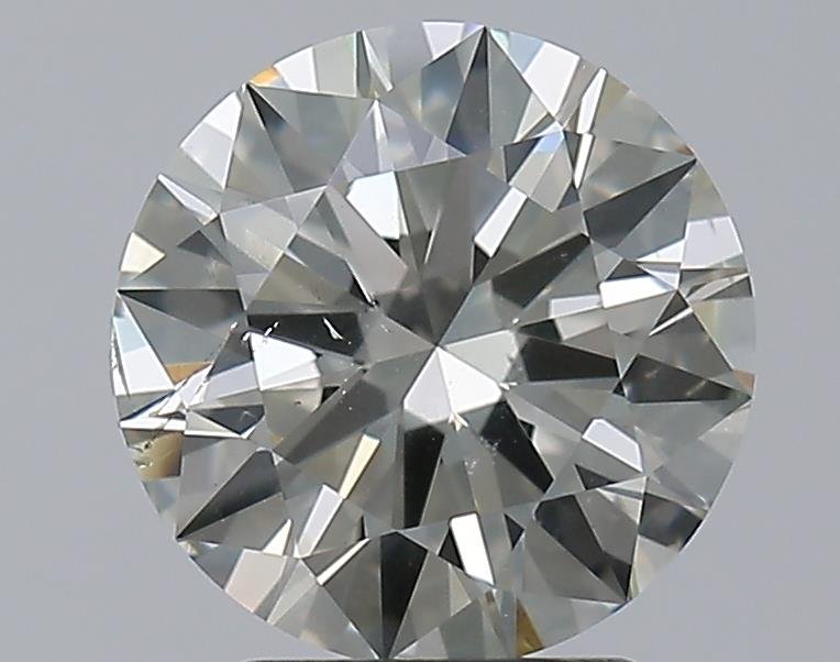 2.52ct K SI2 Rare Carat Ideal Cut Round Diamond