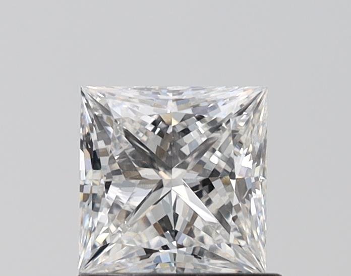 0.96ct F VS1 Rare Carat Ideal Cut Princess Lab Grown Diamond