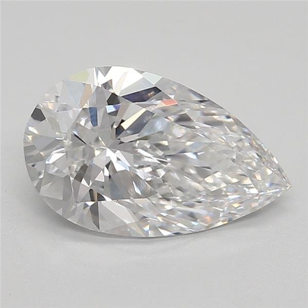 1.60ct E VVS2 Rare Carat Ideal Cut Pear Lab Grown Diamond