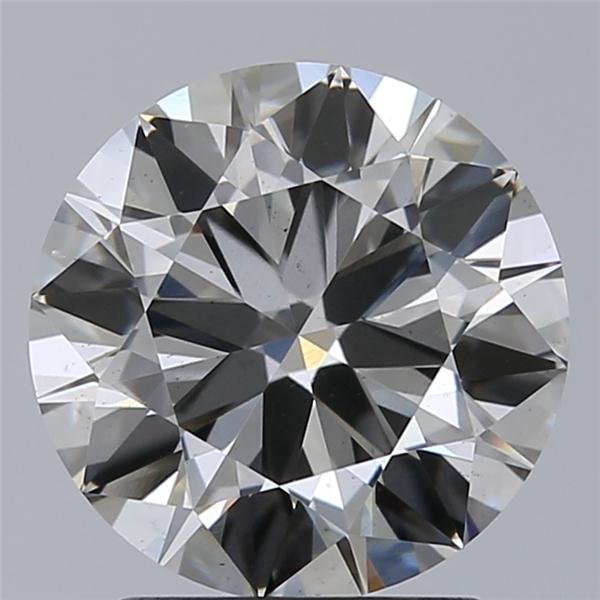 2.00ct F SI1 Rare Carat Ideal Cut Round Lab Grown Diamond