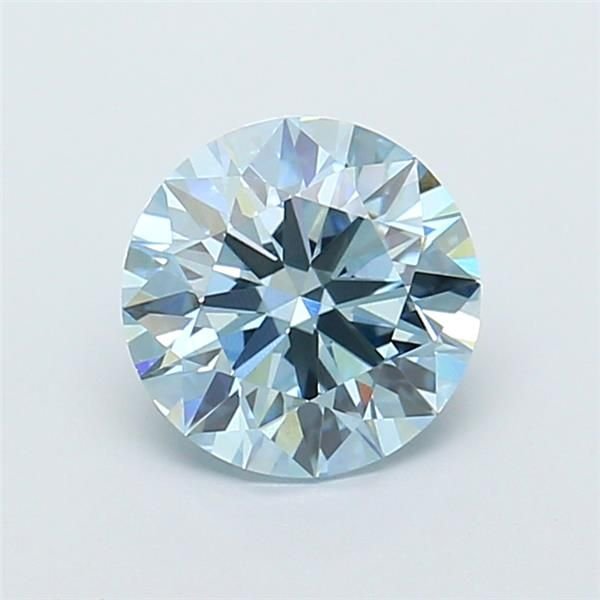 1.66 Ct. Fancy Intense Blue Round Lab Diamond