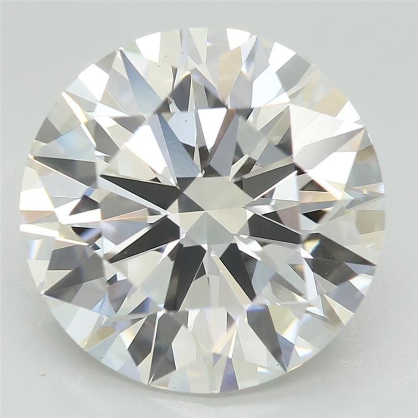 4.28ct F VS1 Rare Carat Ideal Cut Round Lab Grown Diamond