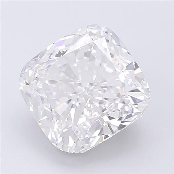 5.03ct D VVS2 Rare Carat Ideal Cut Cushion Lab Grown Diamond