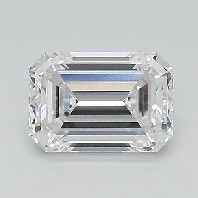 1.06ct D VVS2 Rare Carat Ideal Cut Emerald Lab Grown Diamond