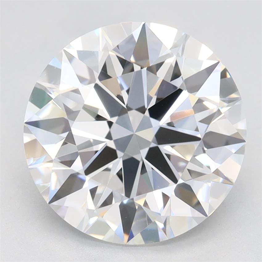 2.89ct D VVS1 Rare Carat Ideal Cut Round Lab Grown Diamond