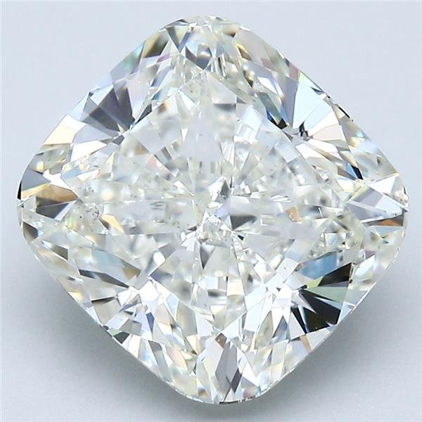 5.51ct J SI1 Rare Carat Ideal Cut Cushion Diamond