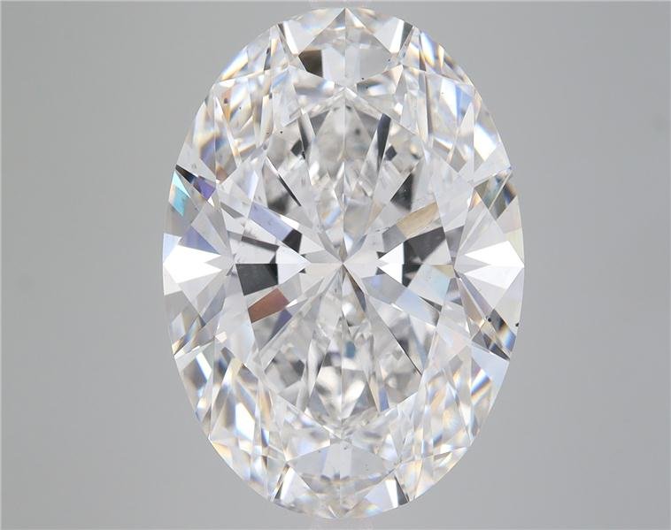 10.70ct F VS2 Rare Carat Ideal Cut Oval Lab Grown Diamond