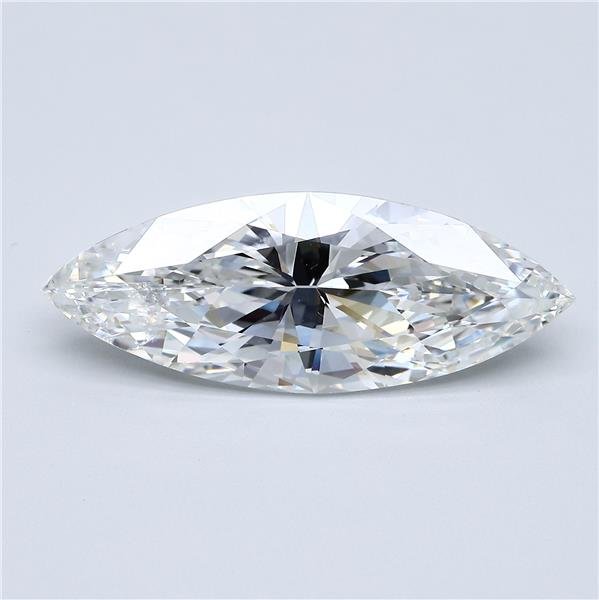 5.25ct F SI2 Very Good Cut Marquise Diamond