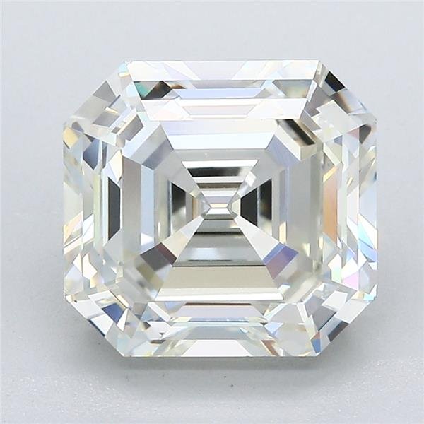 5.10ct K VS1 Rare Carat Ideal Cut Emerald Diamond