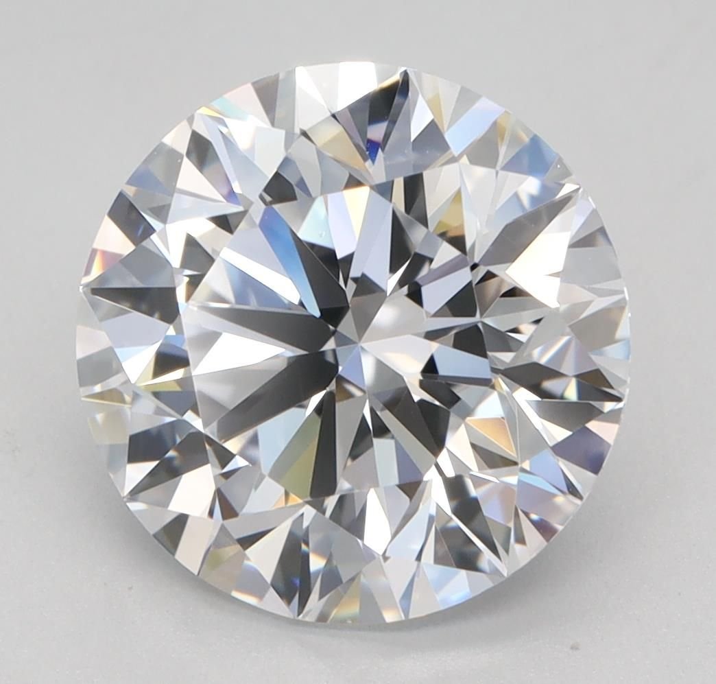 3.30ct D VS1 Rare Carat Ideal Cut Round Lab Grown Diamond