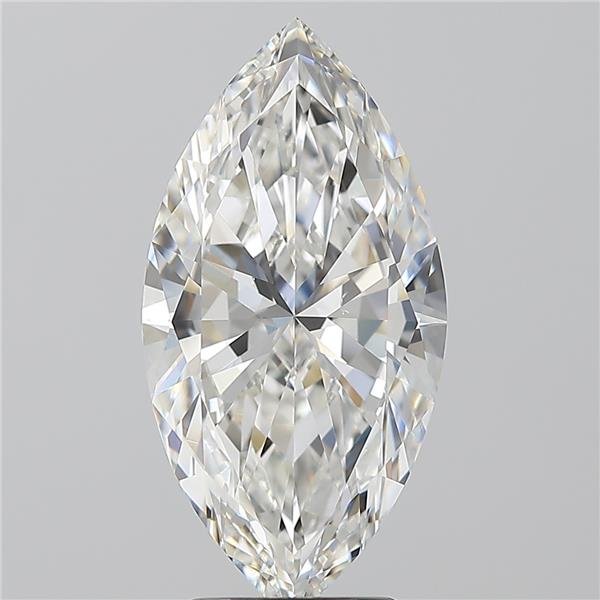 3.50ct F VS2 Rare Carat Ideal Cut Marquise Diamond