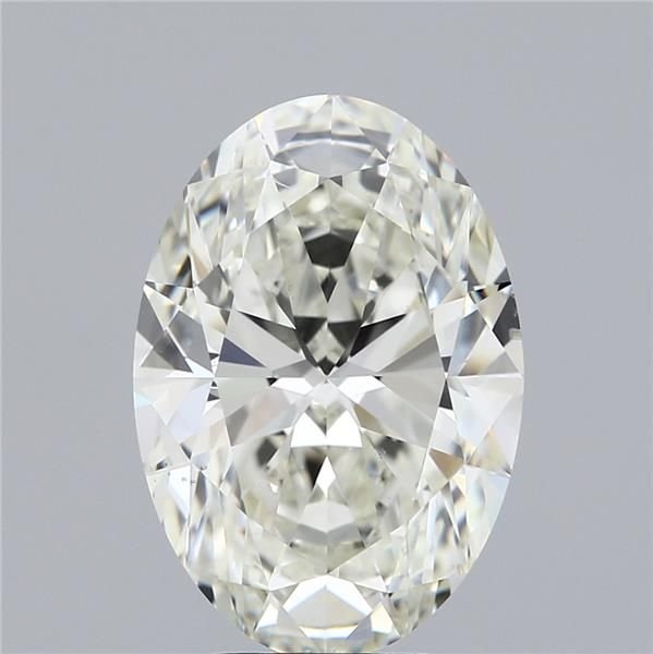 5.07ct K SI1 Rare Carat Ideal Cut Oval Diamond