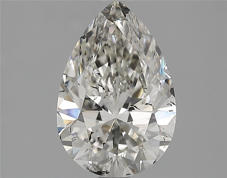 2.02ct I SI2 Rare Carat Ideal Cut Pear Lab Grown Diamond