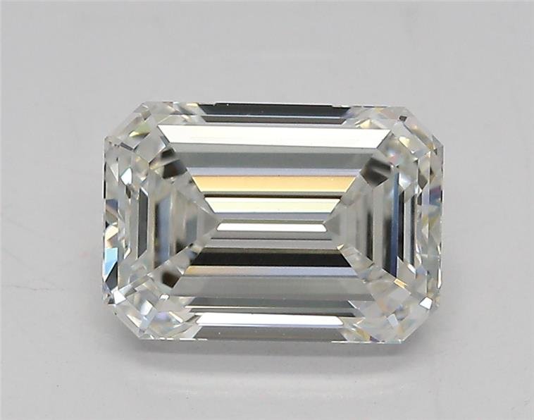 1.52ct F VVS2 Rare Carat Ideal Cut Emerald Lab Grown Diamond