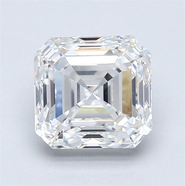 1.52ct E IF Very Good Cut Asscher Diamond