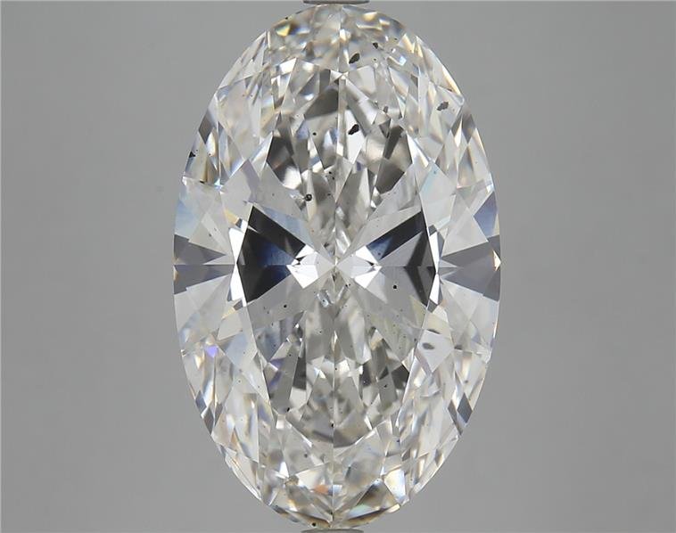 8.04ct H SI2 Rare Carat Ideal Cut Oval Lab Grown Diamond