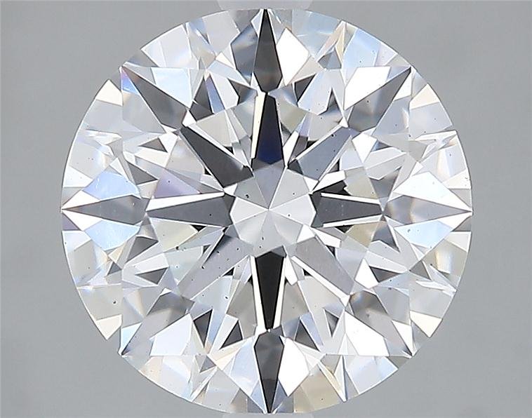 3.16ct D VS2 Rare Carat Ideal Cut Round Lab Grown Diamond