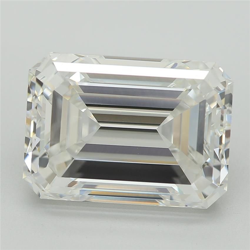 5.15ct F VVS2 Excellent Cut Emerald Lab Grown Diamond