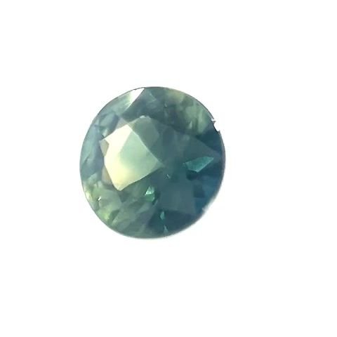 0.47 Carat Green Round Sapphire