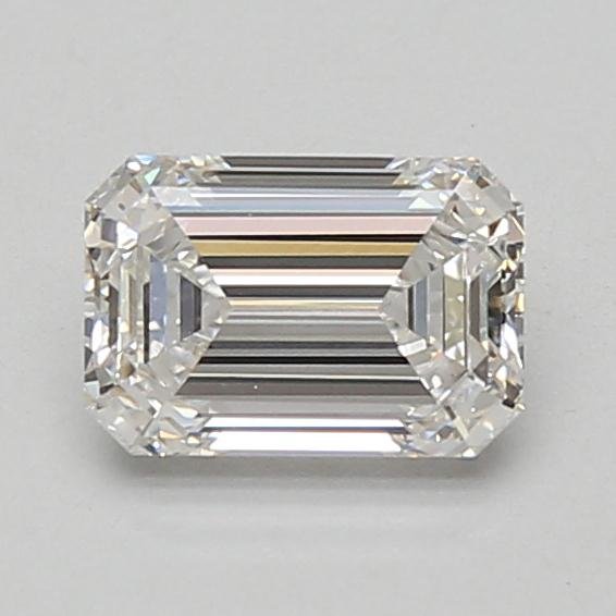 1.08ct E VVS2 Excellent Cut Emerald Lab Grown Diamond