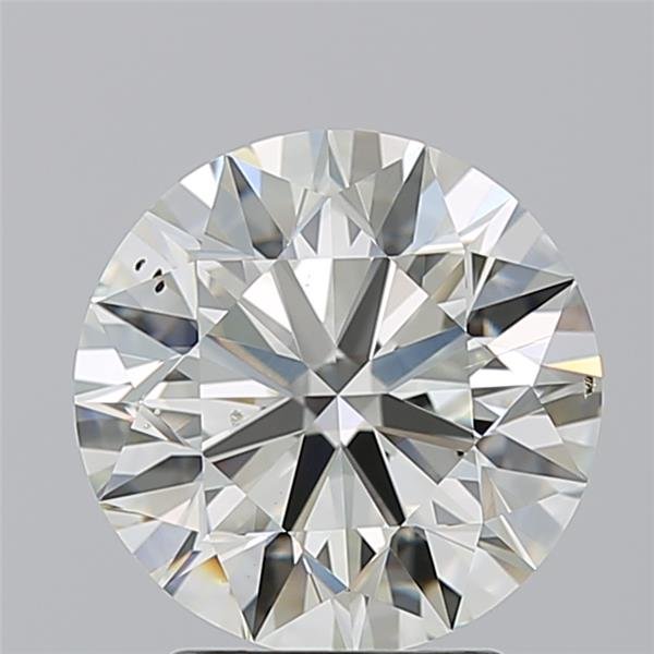 3.01ct K SI1 Rare Carat Ideal Cut Round Diamond