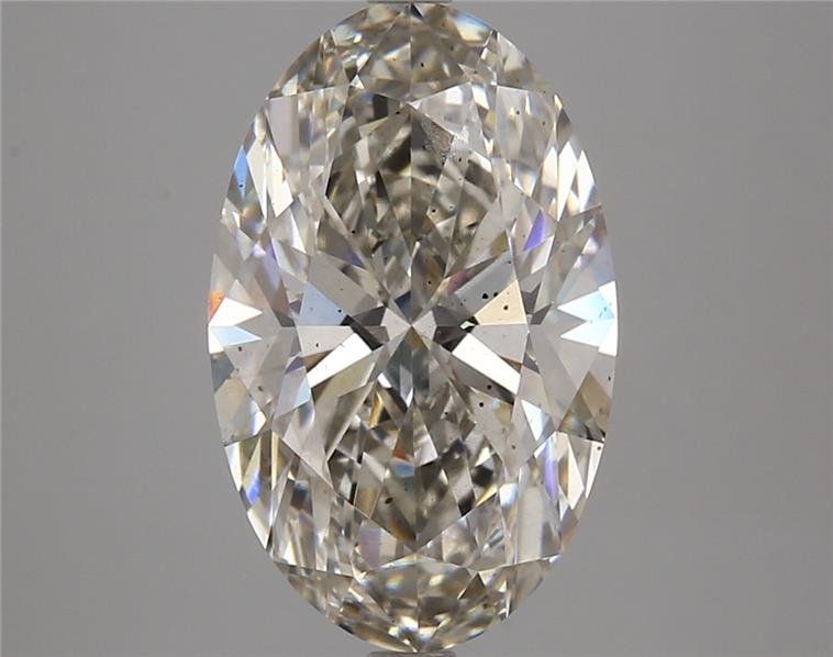 4.52ct I SI1 Rare Carat Ideal Cut Oval Lab Grown Diamond