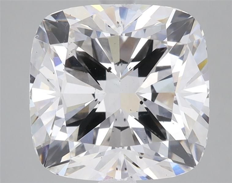 4.22ct F SI2 Rare Carat Ideal Cut Cushion Lab Grown Diamond