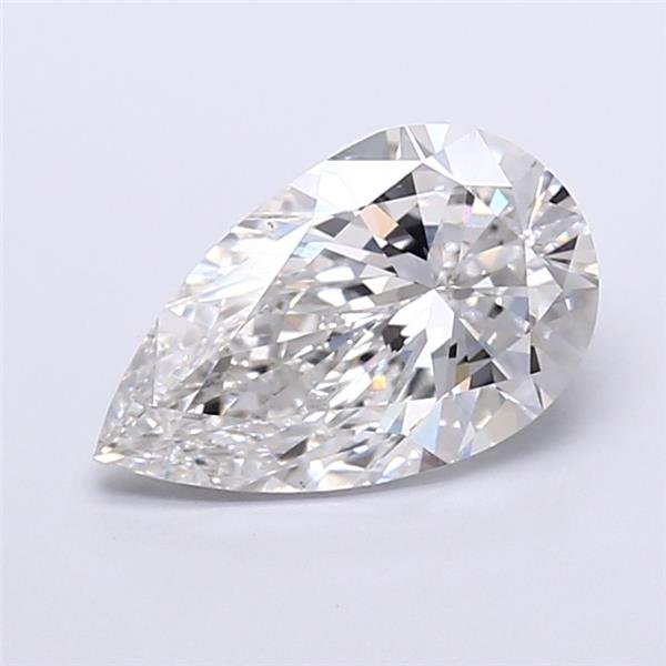 5.01ct F VS1 Rare Carat Ideal Cut Pear Lab Grown Diamond