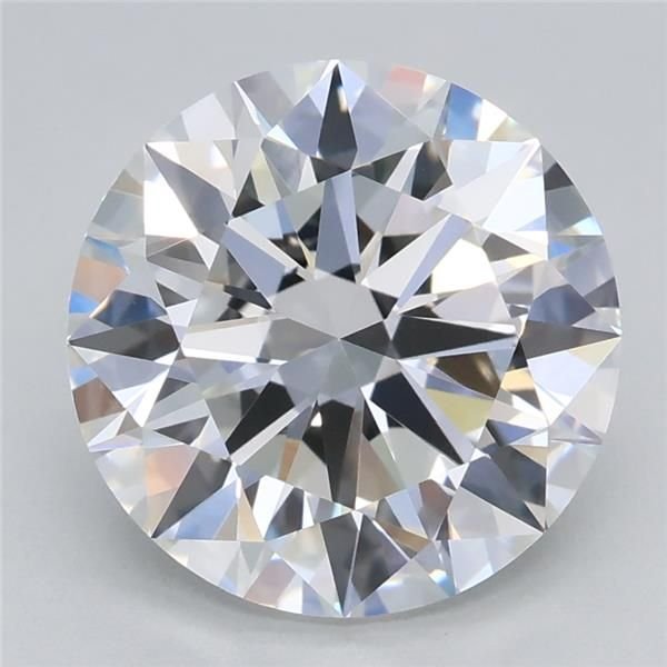 2.54ct F VVS2 Excellent Cut Round Lab Grown Diamond