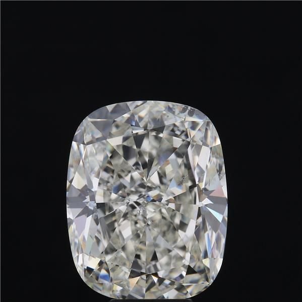 8.10ct K SI2 Rare Carat Ideal Cut Cushion Diamond