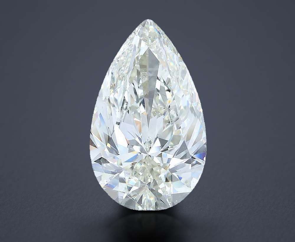 9.02 Carat Pear Natural Diamond