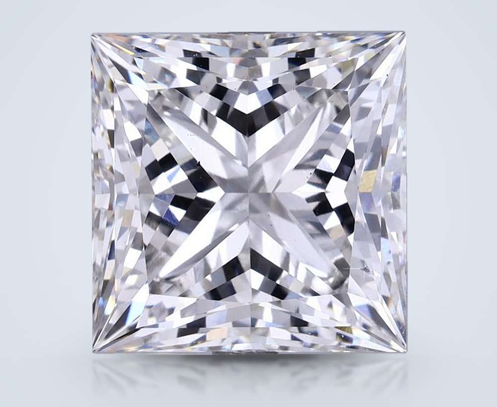 7.59 Carat Princess Lab Diamond