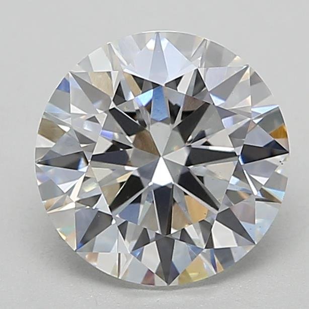 2.10ct F VS2 Rare Carat Ideal Cut Round Lab Grown Diamond