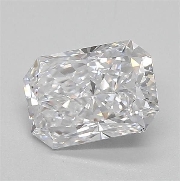 0.88ct D VS2 Very Good Cut Radiant Lab Grown Diamond