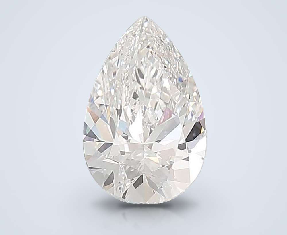 5.02 Carat Pear Lab Diamond