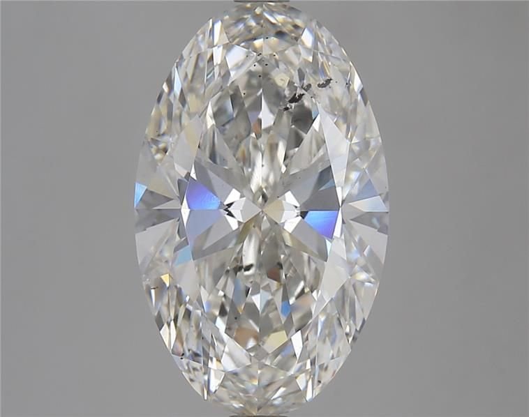 5.45ct H SI1 Rare Carat Ideal Cut Oval Lab Grown Diamond