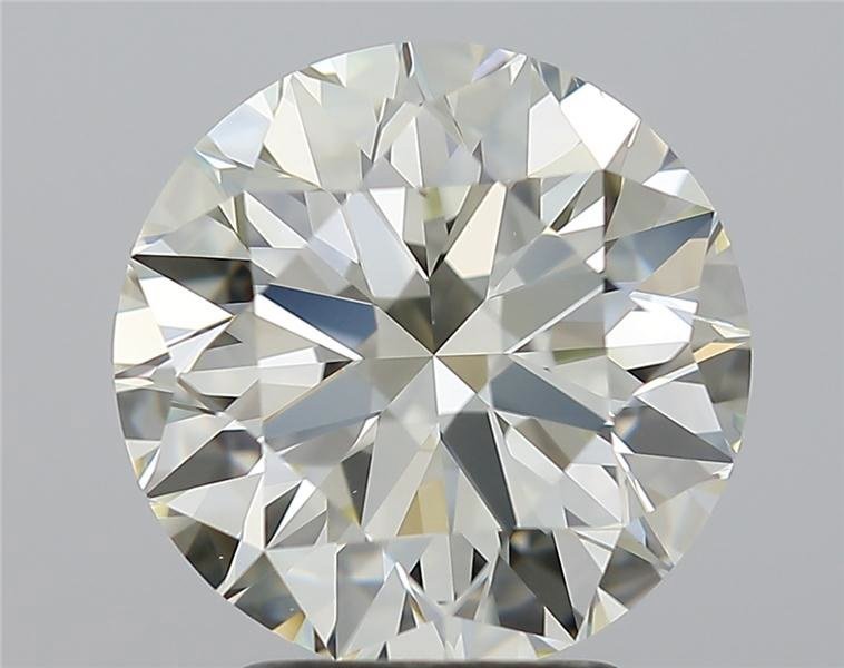 3.03ct K VS1 Rare Carat Ideal Cut Round Diamond