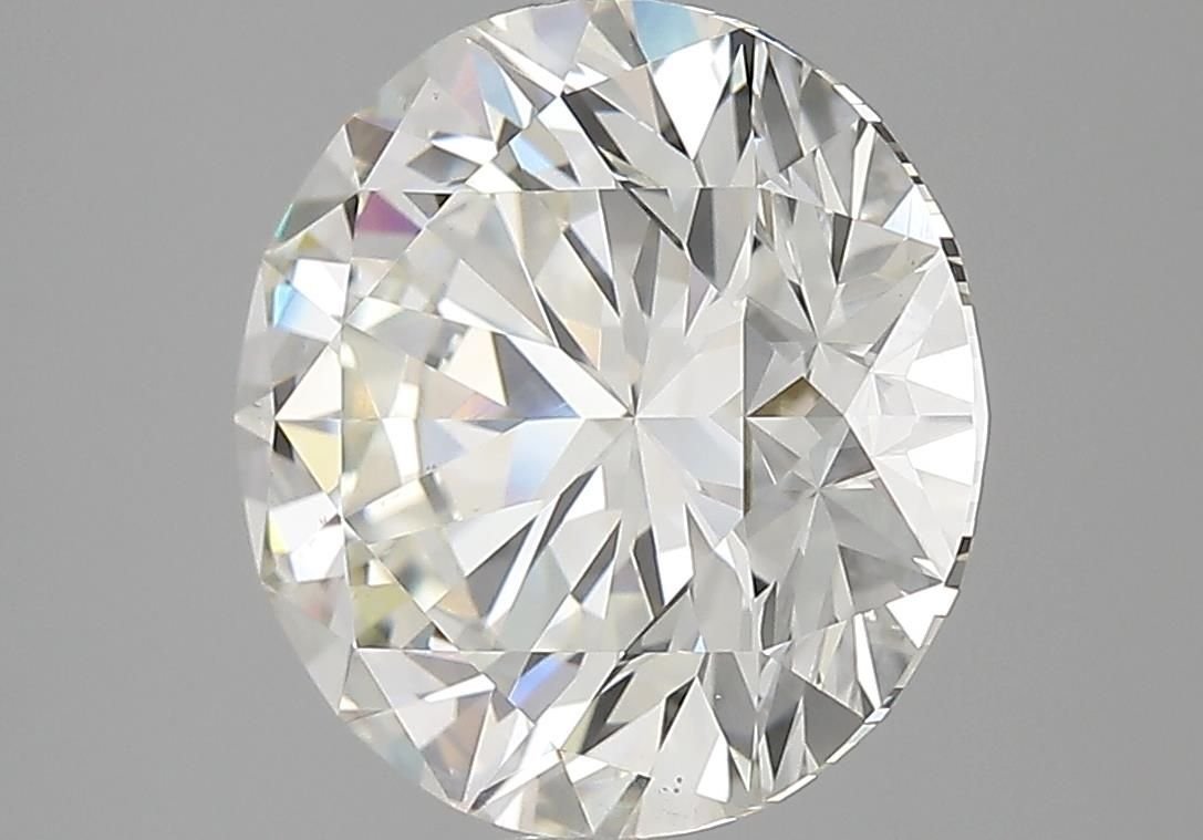 5.08ct K SI1 Rare Carat Ideal Cut Round Diamond