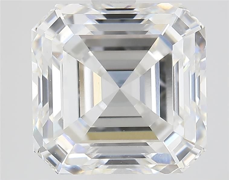 3.10ct F VVS2 Rare Carat Ideal Cut Asscher Lab Grown Diamond