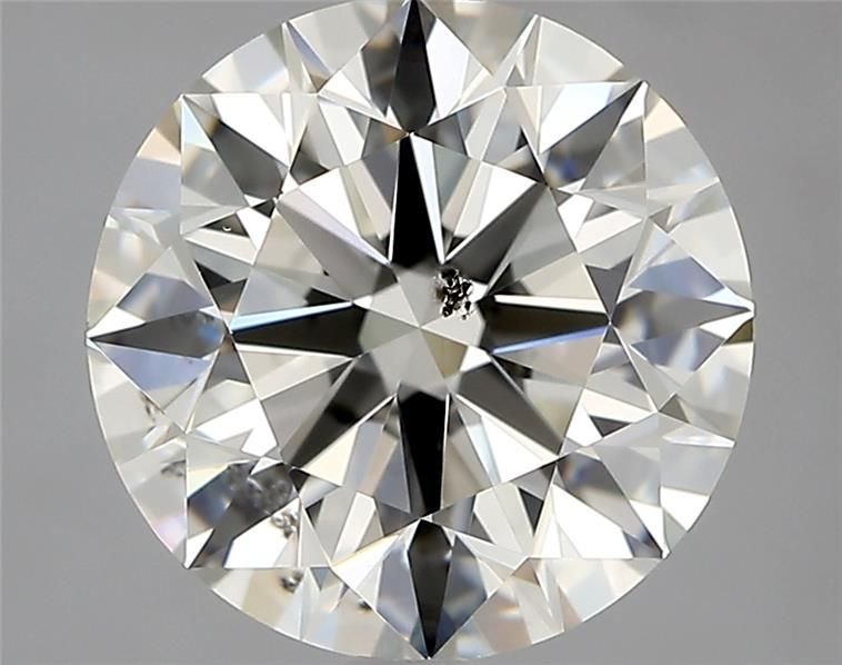 2.82ct K SI2 Rare Carat Ideal Cut Round Diamond
