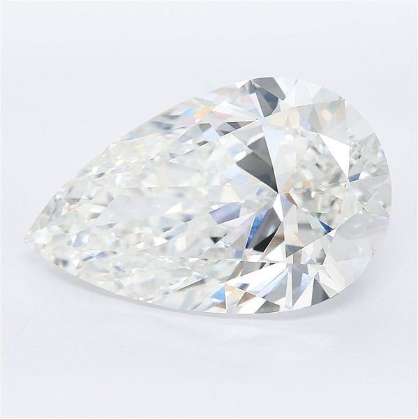 14.08ct F VS1 Rare Carat Ideal Cut Pear Lab Grown Diamond