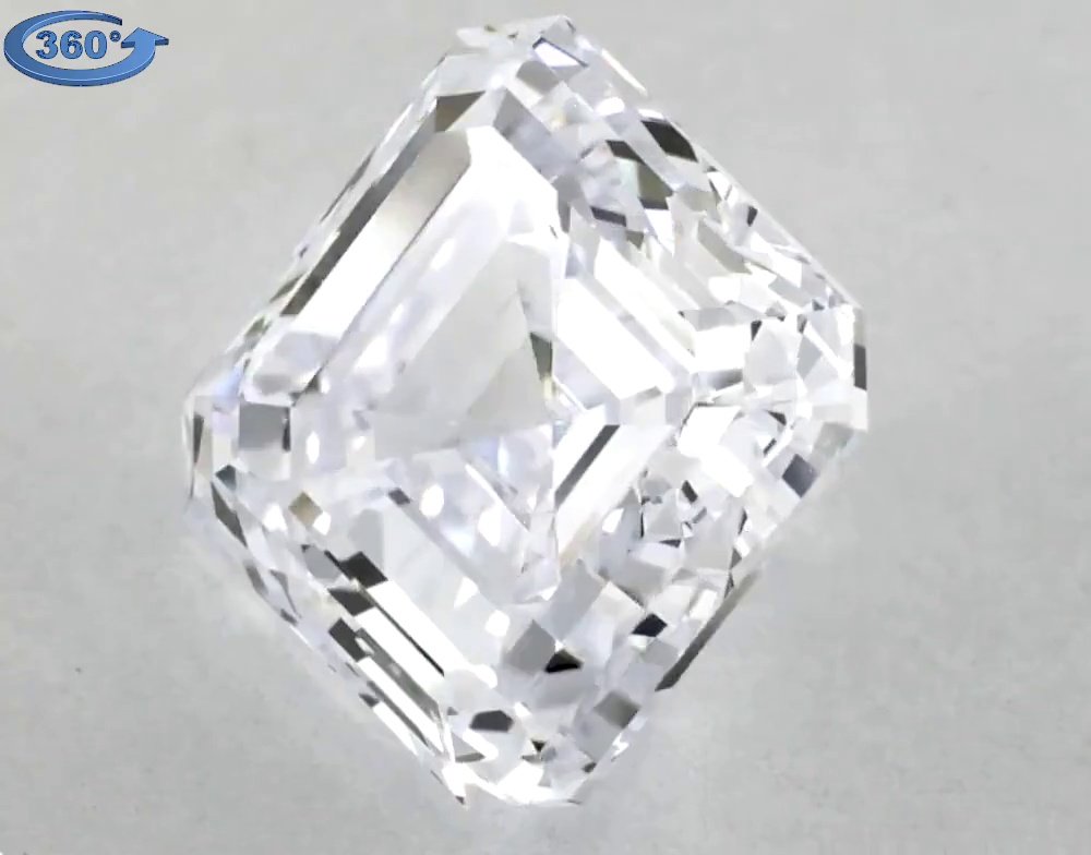 3.01 Carat Asscher Natural Diamond