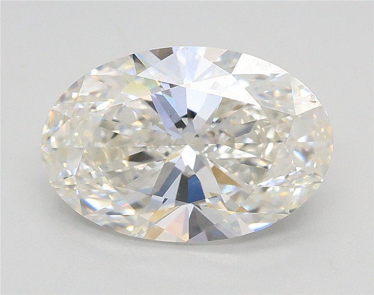 2.53ct F VS1 Rare Carat Ideal Cut Oval Lab Grown Diamond