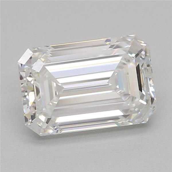 1.04ct D VVS2 Rare Carat Ideal Cut Emerald Lab Grown Diamond