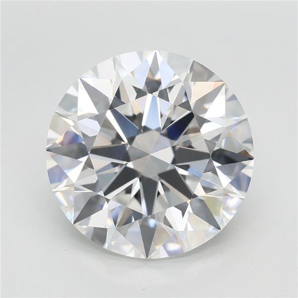 3.26ct E VVS2 Rare Carat Ideal Cut Round Lab Grown Diamond