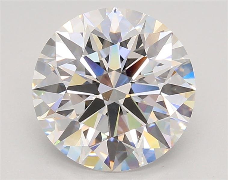 3.03ct F VVS2 Rare Carat Ideal Cut Round Lab Grown Diamond