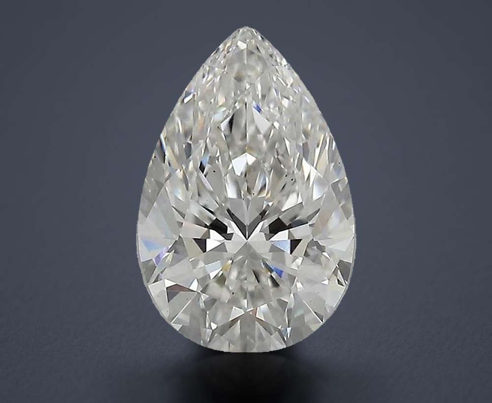 2.00 Carat Pear Lab Diamond