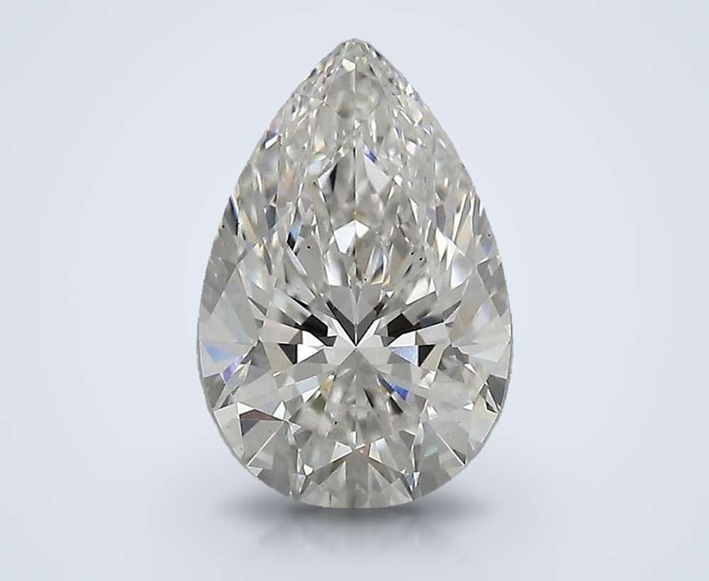2.00 Carat Pear Lab Diamond