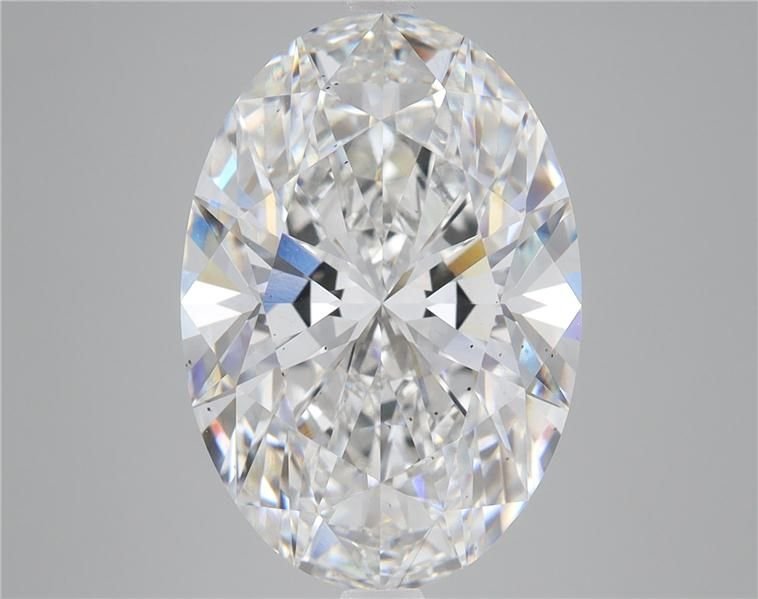 8.29ct F SI1 Rare Carat Ideal Cut Oval Lab Grown Diamond